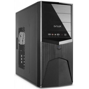 Корпус ATX Delux DLC-MV409; Black&Silver; 400W (DLC-MV409-400W)