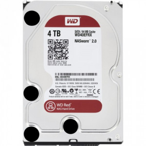Жесткий диск SATAIII 4000.0 Gb; Western Digital Red (WD40EFRX)