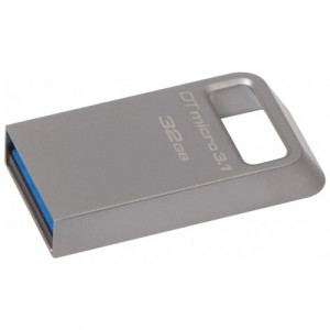 Flash-память Kingston DataTraveler Micro (DTMC3/32GB); 32Gb; USB 3.1; Metal