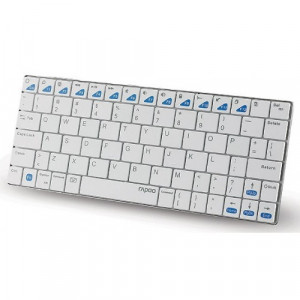 Клавиатура беспроводная Rapoo IPad E6300; Wireless Bluetooth; White