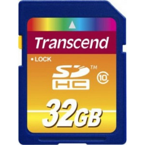 Карта памяти SDHC 32Gb Transcend