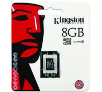 Карта памяти micro SDHC 8Gb Kingston (SDC10/8GBSP)