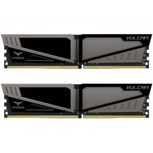Оперативная память DDR4 SDRAM 2x4Gb PC4-25600 (3200); Team T-Force Vulcan Gray (TLGD48G3200HC16CDC01)