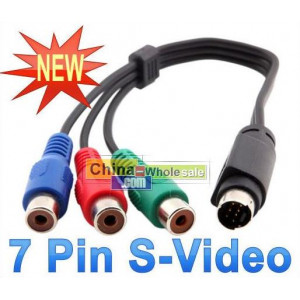 Плита кухонная Переходник TV Out - Component; S-Video 7-pin to 3xRCA; для подключения телевизора (компонент (Y,Pb,Pr)) к видеокартам на чипсетах ATI