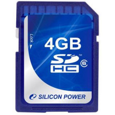 Карта памяти SDHC 4Gb Silicon Power; Class 6; (SP004GBSDH006V10)