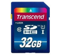 Карта памяти SDHC 32Gb Transcend; Class10; UHS-I PremiumX300 (TS32GSDU1)
