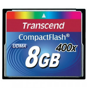 Карта памяти CF 8Gb Transcend; (400x) (TS8GCF400)