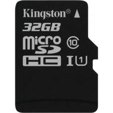 Карта памяти micro SDHC 32Gb Kingston; Class 10 UHS-I; No adapter (SDC10G2/32GBSP)