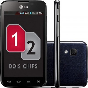 Смартфон LG Optimus E455 L5 II Dual Black/Blue