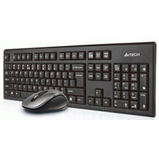 Клавиатура+мышь беспроводная A4Tech 7100H; Holeless; Wireless; USB; Black