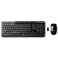 Клавиатура+мышь беспроводная HP A0X32AA; Wireless; USB; Black