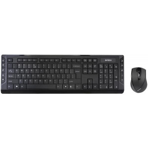 Клавиатура+мышь беспроводная A4Tech 8200F; V-Track; Wireless; USB; Black