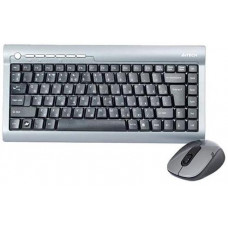 Клавиатура+мышь беспроводная A4Tech 7700N; V-Track; Wireless; USB; Silver (7700N)