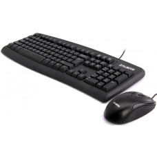 Клавиатура+мышь проводная Zalman ZM-K380; USB; Black