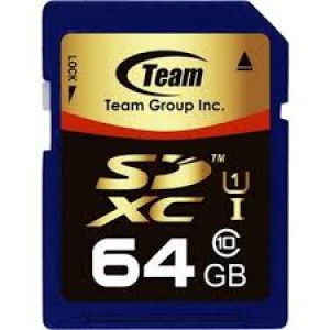 Карта памяти SDXC 64Gb Team UHS-I (TSDXC64GUHS01)
