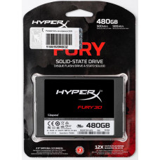 Жесткий диск SSD 480.0 Gb; Kingston HyperX Fury 3D; (KC–S44480–6F)