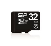 Карта памяти micro SDHC 32Gb SiliconPower (SP032GBSTH010V10); Class 10