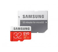 Карта памяти micro SDHC 32Gb Samsung EVO Plus (MB-MC32GA/RU); Class 10; SD-adapter
