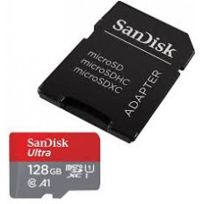 Карта памяти micro SDXC 128Gb SanDisk Ultra (SDSQUAR-128G-GN6IA); Class 10; SD-adapter