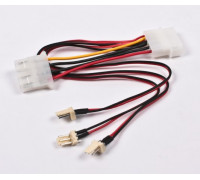 Скороварка Переходник  Maxxtro 5.25F - 5.25M + 3 x 3.5M 0.2м (CC-PSU33)