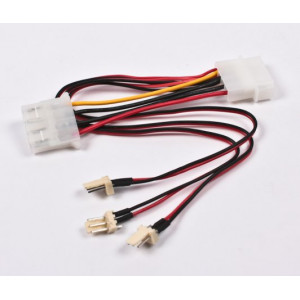 Скороварка Переходник  Maxxtro 5.25F - 5.25M + 3 x 3.5M 0.2м (CC-PSU33)