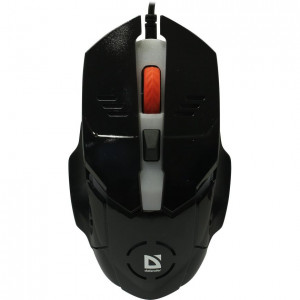 Мышь проводная Defender Ultra Gloss MB-490; USB; Black