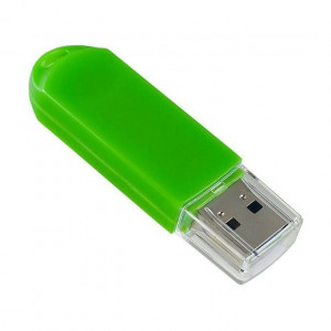 Flash-память Perfeo 64Gb; USB 2.0; Green (PF-E01G064ES)