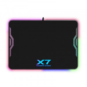 Коврик A4Tech XP-50NH RGB Control; 358 х 256 х 7 мм; Black  (4711421934626)