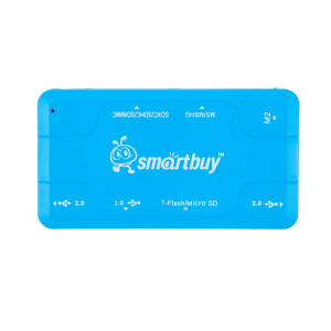 USB разветвитель (HUB)+ картридер Smartbuy SBRH-750-B