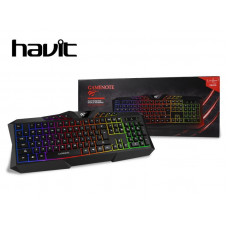 Клавиатура проводная Havit HV-KB453L; USB; (с подсветкой); Black