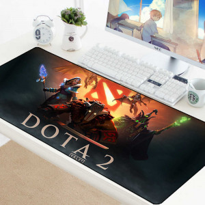 Коврик Dota 2; ткань + резиновая основа; 700 x 300 мм