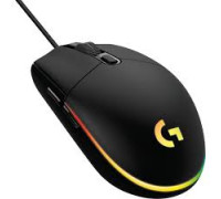 Мышь проводная Logitech G102 Lightsync Gaming Black (910-005823); USB; Black