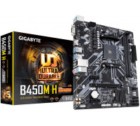 Материнская плата Gigabyte B450M H (sAM4, AMD B450, PCI-Ex16)