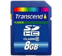 Карта памяти SDHC 8Gb Transend TS8GSDHC6; Class 6