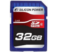 Карта памяти SDHC 32Gb Silicon Power; Class 6 (SP032GBSDH006V10)