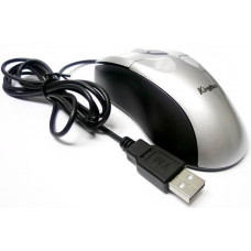 Мышь проводная Kinghun M-3020-B-U; 800dpi; Optical; USB; Silver&Black