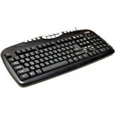 Клавиатура проводная DeTech K4203; Multimedia; USB; Black