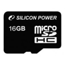 Карта памяти micro SDHC 16Gb Silicon Power; Class 4; No adapter (SP016GBSTH004V10)