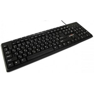 Клавиатура проводная DeTech K4228; PC/2; Black (K4228)