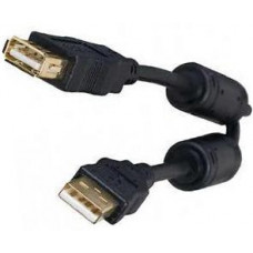 Кабель USB 2.0; AM-AF (соединительный с ферритовым фильтром); 10м