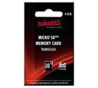 Карта памяти micro SDHC 4Gb TakeMS; Class 4