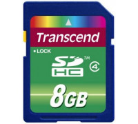 Карта памяти SDHC 8Gb Transend TS8GSDHC4; Class 4