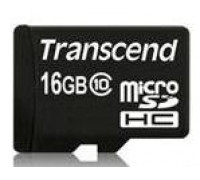 Карта памяти micro SDHC 16Gb Transcend (TS16GUSDHC10); Class 10; No adapter