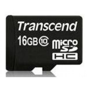 Карта памяти micro SDHC 16Gb Transcend (TS16GUSDHC10); Class 10; No adapter