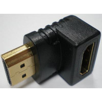 Переходник HDMI A вилка- HDMI A розетка (A7005) угловой