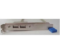 Планка с USB портом; 2xUSB 2.0