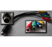 Плита кухонная Переходник TV Out - Component; S-Video 8-pin to 4xRCA; для подключения телевизора к видеокартам на чипсетах ATI