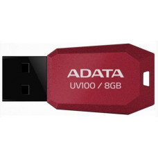 Flash-память A-Data UV100 (AUV100-8G-RRD); 8Gb; USB2.0; Red Diamond