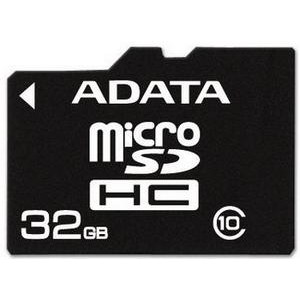 Карта памяти micro SDHC 32Gb A-Data (AUSDH32GCL10-R); Class 10; No adapter