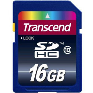 Карта памяти SDHC 16Gb Transcend (TS16GSDU1); Class10; UHS-I PremiumX300